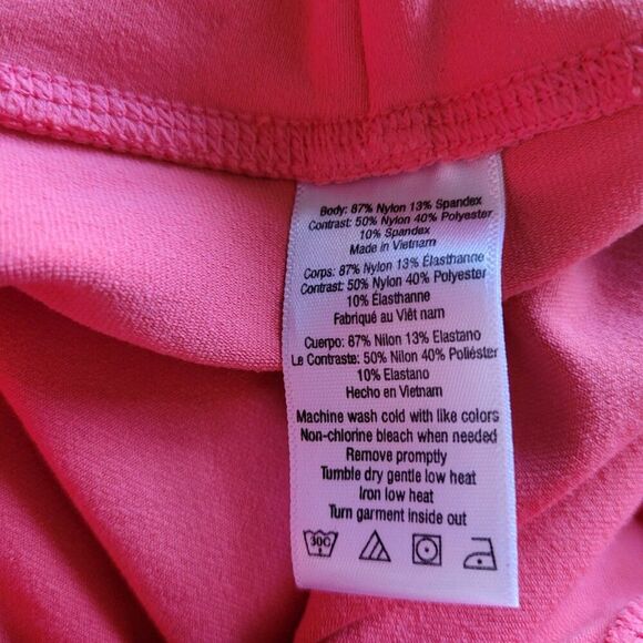 ALO Yoga Goddess Ribbed Maroon Gray High Waisted Leggings Size Medium Ruched - Picture 5 of 12